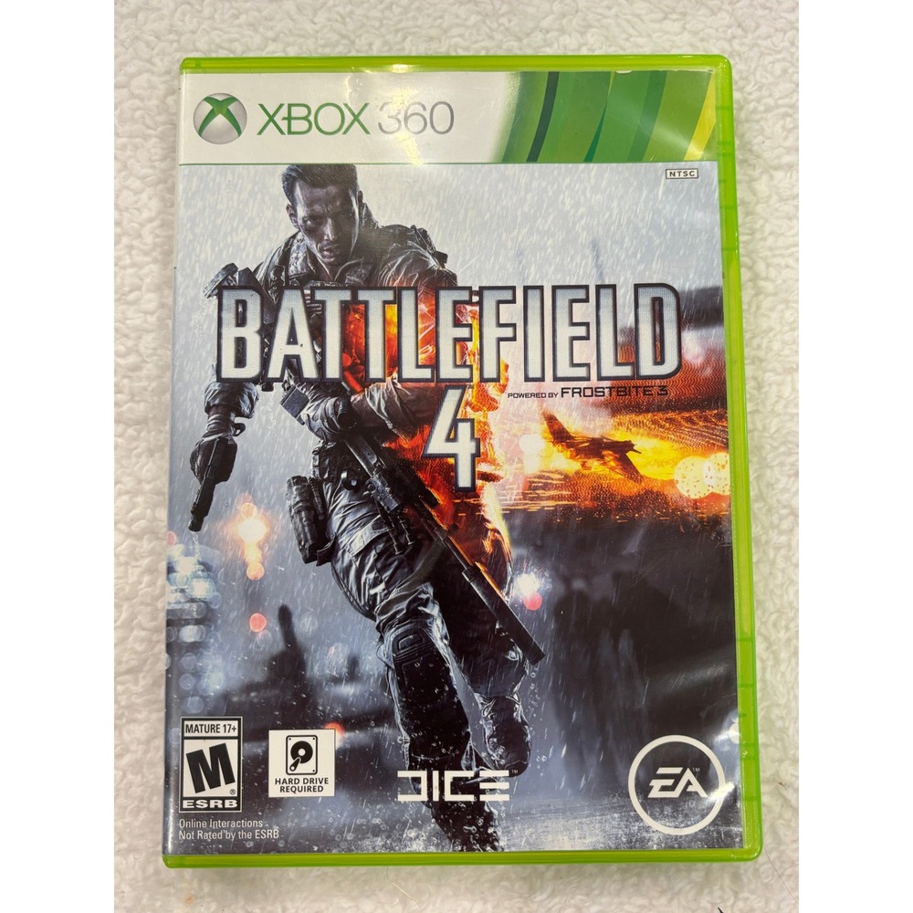 Battlefield 4 Xbox 360 EA DICE 2-Disc Set‎ First Person Shooter FPS Game